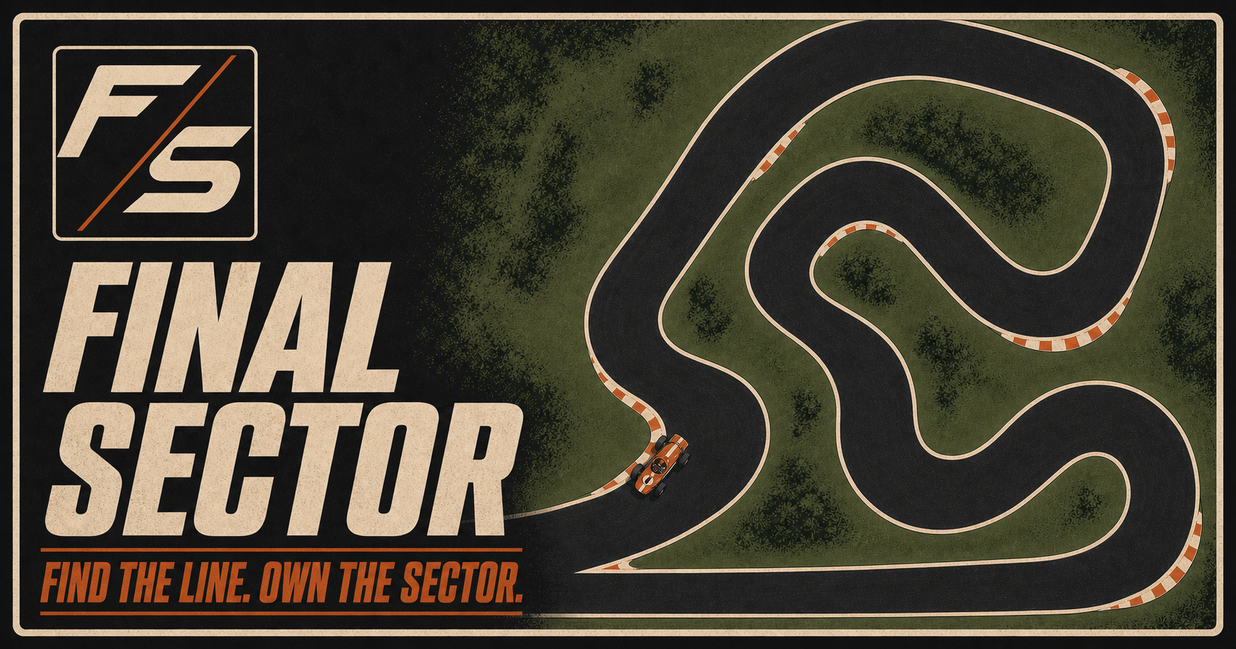 A top-down racing circuit from the Final Sector game